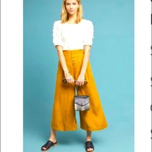 Oceanside cropped wide legged trouser